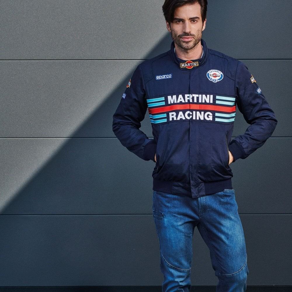 Sparco Martini Racing bomber jacket navy blue
