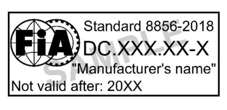 Standard FIA 8856-2018
